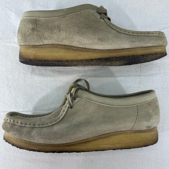Clarks Wallabee Women's sz 10 Maple Suede Classic Preppy Moccasin - Picture 5 of 10